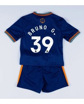 Newcastle United Bruno Guimaraes #39 Maglia Gara Terza Repliche 2025-26 Bambino Maniche Corte